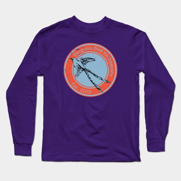 Hargrave Bird Enthusiasts Long Sleeve T-Shirt by bintburydesigns